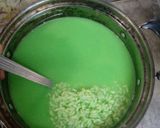 Gambar langkah 3 resipi Kuih lopes versi kukus.