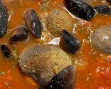 A picture of step 5 of Spicy Seafood Spaghetti.