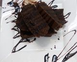 A picture of step 1 of Eggless chocolate cake in microwave.
