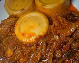 A picture of step 7 of Moi moi and Onion Sauce 🧆.