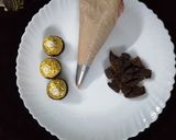 A picture of step 5 of Ferrero roacher bowl and mousse.