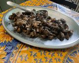 Une image de l'étape 14 de Duo de champignons sautés ail rose et coriandre.