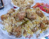 A picture of step 4 of Chicken Baryani.