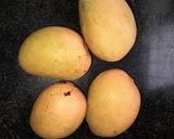 A picture of step 1 of Alphonso Mango burfi.