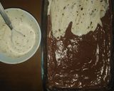 A picture of step 6 of Chocolate Biscuit pudding.