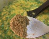 A picture of step 16 of Shola - The blend of Spinach and Lentils.