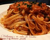Foto del paso 5 de la receta Tallarines, en salsa de tomates peras y ternera picada