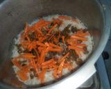 A picture of step 7 of Kabli pulao.