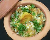 A picture of step 13 of Aloo dum biryani.