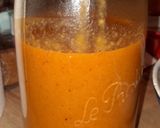 Une image de l'étape 6 de Soupe potimarron et poivron.
