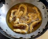 A picture of step 2 of Ganthiya-Jalebi.