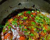 A picture of step 3 of Veg pulao.