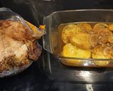 Foto del paso 5 de la receta: Fricandó Exprés de Pollo Asado con Néctar de Ciruelas y Patatas Fondant al Pimentón