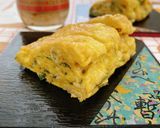 A picture of step 23 of Egg Tamagoyaki with Menma and Shiso.