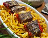 Foto langkah ke 4 dari resep Spaghetti Bolognese With Stuffed Peppers.