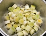 Foto del paso 2 de la receta: Vichyssoise con crujiente de jamón
