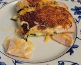 Foto del paso 9 de la receta: Lasaña de calabacín y pavo en airfryer