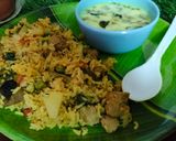 व्हेज सोया पुलाव (Veg Soya Pulao Recipe In Marathi) रेसिपी स्टेप 7 फोटो 