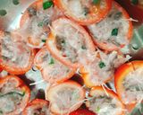 Hình bước làm 1 của món Cà chua nhồi thịt