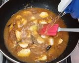 A picture of step 6 of Arvi(taro root)Ka Khatta (curry).