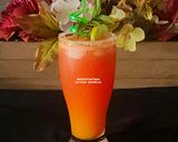A picture of step 3 of Orange Watermelon Sunrise Mocktail.