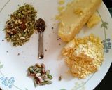 A picture of step 2 of Kesar Pista Ghari.