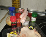 Foto del paso 1 de la receta: Pollo a la huerta