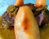 Foto del paso 15 de la receta: Lomo con hueso de cabrito en salsa de lavanda y azafrán