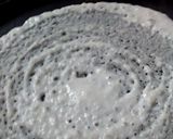 A picture of step 3 of Dosa with Sambar.
