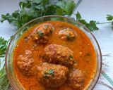 A picture of step 7 of Raw papaya kofta curry.