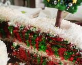 Foto del passaggio 8 della ricetta Torta zebrata natalizia