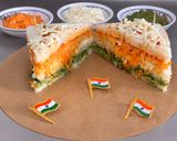A picture of step 15 of Tiranga Sandwich (Republic Day Special).