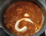 A picture of step 9 of Creamy Mushroom masala gravy.
