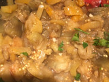 Баклажаны тушеные с овощами