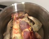 Hình bước làm 1 của món Miến gà nấm hương