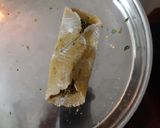 A picture of step 8 of Patodi Kothimbir wadi.