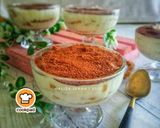 Gambar langkah 5 resipi Chesekut Tiramisu.
