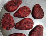 A picture of step 5 of Beetroot Cutlet.