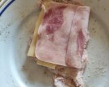 2013. Dupla sajttal sonkával töltött kirántott karaj recept fázis 3 fotója