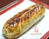 A picture of step 6 of Chicken Wellington.