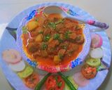 आलू सोयाबीन की रसीली सब्जी(Aloo soyabeen ki raseeli sabzi recipe in hindi) रेसिपी चरण 6 फोटो