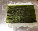 A picture of step 5 of Mickey Mouse Roll Sushi.