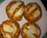 Foto del paso 6 de la receta: Mini tartitas de pollo, calabaza y vegetales♥️