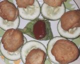 A picture of step 2 of Bread balls with ketchup.
