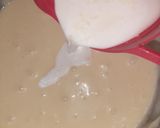 A picture of step 2 of Vanilla cup cake with butter cream frosting 😊.