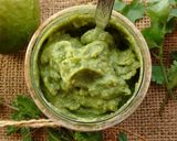 A picture of step 2 of Guava chutney.