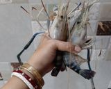 A picture of step 1 of Golda Chingri'r Malaicurry.