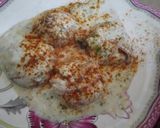 A picture of step 4 of Dahi bharay.