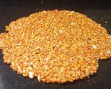 A picture of step 4 of Crispy peanut gud chikki (uttayan special).