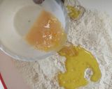 A picture of step 3 of Chicken cheese dinner rolls.